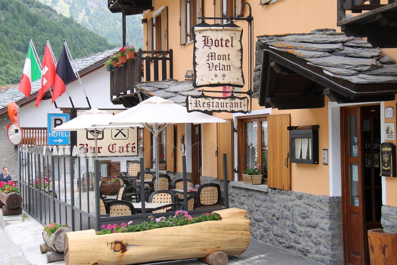 Mont Velan Chambres & Restaurant Saint-Oyen Экстерьер фото